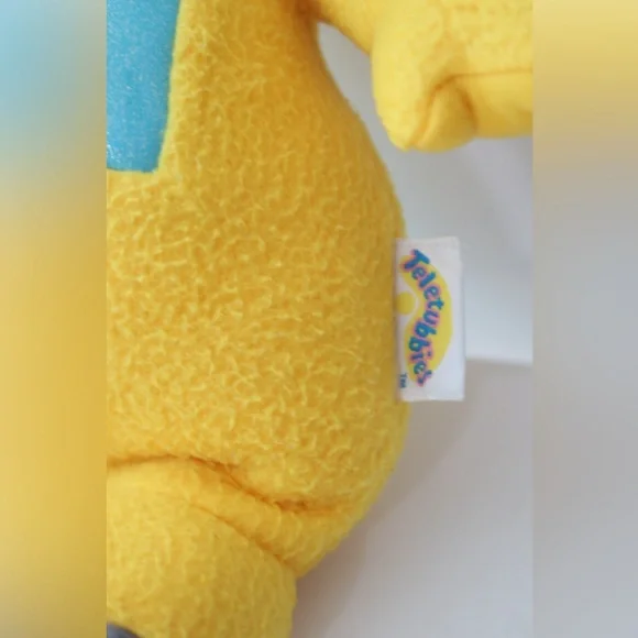 1998 Vintage Teletubbies Talking Laa Laa Plush LaLa Yellow 15” Doll Tested Works - Picture 5 of 8